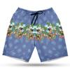 228CLOSET Hula Dancer Men's Swim Trunks - Beautiful Girls Hawaiian Shorts for Men, Men's Summer Bathing Shorts Set 27 Size Size 4XL view 1