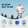 Pedometer for Walking Steps, 3D Accurate Simple Pedometer, Step Counter for Kids Men Women Seniors, Step Tracker with Clip Lanyard, Blue view 4
