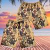 228CLOSET Pirate Chicken Men's Swim Trunks - Pirate Map Hawaiian Shorts for Men, Men's Summer Bathing Shorts Set 26 Size Size 3XL view 2