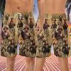 228CLOSET Pirate Chicken Men's Swim Trunks - Pirate Map Hawaiian Shorts for Men, Men's Summer Bathing Shorts Set 26 Size Size 3XL view 3