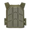 Aekvinks Tactical Vest EVA Foam Padding Breathable Insert Cushion Airsoft Hunting Vest Inner Liner Heat-dissipating Pads Shock Plate 10x12in One Pair Green view 4