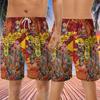 228CLOSET Lucha Libre Men's Swim Trunks - Sport Lovers Hawaiian Shorts for Men, Men's Summer Bathing Shorts Set 30 Size Size S view 2