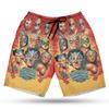 228CLOSET Lucha Wrestlers Men's Swim Trunks - Wrestling Hawaiian Shorts for Men, Men's Summer Bathing Shorts Set 30 Size Size 2XL view 1