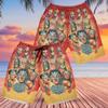 228CLOSET Lucha Wrestlers Men's Swim Trunks - Wrestling Hawaiian Shorts for Men, Men's Summer Bathing Shorts Set 30 Size Size 2XL view 2