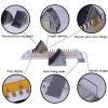 Multi-Function Starting Block, Athletics Starting Block, 6 Angle Adjustable Aluminum Track, Sprint Competition Training Running Aid for Plastic Runway Cinder Track view 3