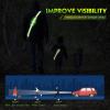 Simket Reflective Walking Gear, Rechargeable Led Reflective Sash, Adjustable Night Walking Safety Gear, High Visibility Safety Lights for Walking at Night for Men Women Jogging Running Biking view 2