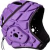 COOLOMG Soft Shell Flag Football Helmet 7v7 Rugby Helmet Scrum Cap Soccer Padded Headgear Adjustable Head Protector for Adults Purple view 1