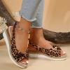 Espadrille Wedge Sandal Women Dressy Platform Sandals Cute Comfortable Walking Beach Sandals for Women Summer Open Toe Low Wedge Heel Ankle Buckle Shoes Orthotic Sandals for Women (07-Brown, 6.5) view 3