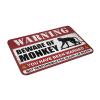 Doormats Outdoor Beware of Monkey Rug Outdoor Floor Mat Outdoor Doormats (Size : 65X90CM) view 3