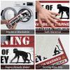 Doormats Outdoor Beware of Monkey Rug Outdoor Floor Mat Outdoor Doormats (Size : 65X90CM) view 4