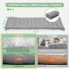 LOENIY Wide Folding Camping Cots with Pillow & Extra Thick Matress, Cots for Sleeping 900 LBS, Camping Bed for Adults with Cushion, Sleeping Cot (Grey) view 4
