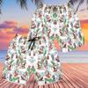 228CLOSET Santa Surfing Men's Swim Trunks - Summer Hawaiian Shorts for Men, Men's Summer Bathing Shorts Set 32 Size Size S view 3