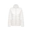WSLCN Women Down Jacket Lightweight Duck Down Quilted Stand Collar Puffer Jacket White 2XL view 1