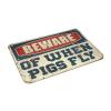 Doormats Outdoor Beware of When Pigs Fly Rug Outdoor Floor Mat Outdoor Doormats (Size : 65X90CM) view 3