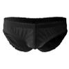 ACSUSS Mens Swim Trunk Briefs Bikinis Elastic Waistband Underwear Swimming Shorts Sleep Beachwear Black XX-Large view 3
