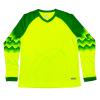 DRHOM Youth Boys Goalkeeper Soccer Jersey Kids Long Sleeve Soccer Uniform Padded Goalkeeper Shirt Tops (as1, Numeric, Numeric_8, Regular, Green) view 3