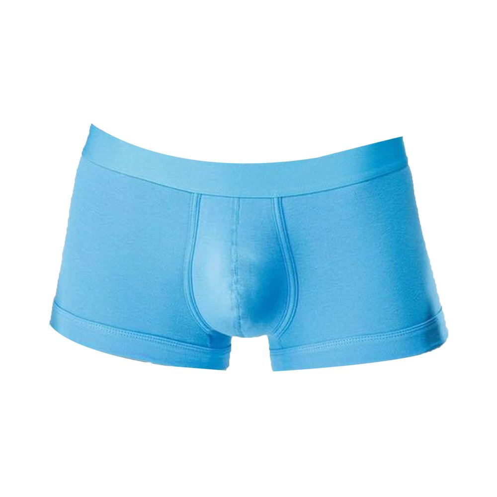 JEShifangjiusu Mens Stretch Cotton Multipack Low-Rise Trunks Classic Underwear Boxer Briefs Soft Comfortable Underwear Trunks (S,Blue-1PC)