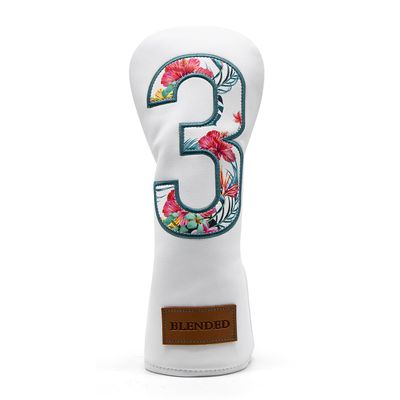 BAIRBRE Golf Club Covers Driver Covers Fairway Wood Headcover Hybrid Cover Leather Mallet Putter Covers Blade Headcovers Golf Head Covers for Most Brand (for Fairway Wood 3)