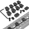 CKPART 10 Pack Picatinny Pressure Switch Cable Guides Compatible with M-LOK System, Pressure Switch Cable Clips Compatible,Flashlight Laser Wire Clips Compatible with Mloc (Configuration Screws) view 1