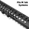 CKPART 10 Pack Picatinny Pressure Switch Cable Guides Compatible with M-LOK System, Pressure Switch Cable Clips Compatible,Flashlight Laser Wire Clips Compatible with Mloc (Configuration Screws) view 2