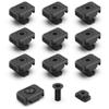 CKPART 10 Pack Picatinny Pressure Switch Cable Guides Compatible with M-LOK System, Pressure Switch Cable Clips Compatible,Flashlight Laser Wire Clips Compatible with Mloc (Configuration Screws) view 4