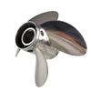 Xspeed Stainless Steel 4 Blades Outboard Propeller with Interchangeable Hub Kits for 4-3/4" Gearcase Yamaha 150-225hp,15 Spline Tooth LH(15 1/4x18 LH) view 4