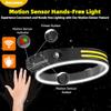 Beccason 2Pack LED Headlamp Rechargeable - 230 COB Super Bright Head Lights for Forehead, Hard hat Light for Adults, USB C Headband Flashlight for Work, Hunting, Running, Camping Essentials Gear view 4