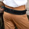 Hulara Full Grain Buff Leather Ammo Belt 22 Cartridge Belt Western Ammo Case Bullet Ammo Loops for Men view 3