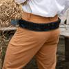 Hulara Full Grain Buff Leather Ammo Belt 22 Cartridge Belt Western Ammo Case Bullet Ammo Loops for Men view 4