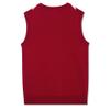 BOBOYOYO Boys Argyle Sweater Vest 100% Cotton V-Neck Vest Kids Uniform Sleeveless Sweaters for Children 5-12Y view 2