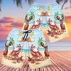 228CLOSET Santa Men's Swim Trunks - Summer Vacation Hawaiian Shorts for Men, Men's Summer Bathing Shorts Set 32 Size Size L view 2