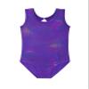 HOZIY Little Girls Gymnastics Leotards 8-9 9-10 8-10 Year Old Dark Purple Multicolored Colorful Sparkle Tumbling Outfits Kids Leo Tank Sleeve Bodysuits view 1