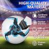 Tradder 4 Pack Soccer Balls with Pump Size 3 4 5 Deflated Soccer Balls for Outdoor Indoor League Game Sport Practice Training Gift for Kids Youth Teens Adult(Mechanical Style,Size 4) view 4