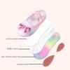 Ballet Shoes Glitter Split-Sole for Girls Toddler Dance Slippers with Elastic Laces (Toddler/Little Kid/Big Kid) Shiny Purplepink 10 view 3