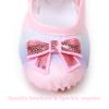 Ballet Shoes Glitter Split-Sole for Girls Toddler Dance Slippers with Elastic Laces (Toddler/Little Kid/Big Kid) Shiny Purplepink 10 view 4