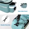 RAYMACE Bike Trunk Cooler Bag With Tail Light,Bicycle Rear Rack Bag Insulated Storage 8L,Pannier Bag (Viridian Green) view 4
