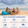 WEKAPO Beach Tent Sun Shelter 8 x 8 FT with Beach Blanket 7 x 8 FT view 3