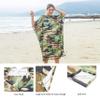 Catalonia Surf Poncho Changing Towel Robe for Adults Men Women, Hooded Wetsuit Change Poncho for Surfing Swimming Bathing, Water Absorbent, Oversized, Camouflage view 4