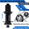 BUCKLOS 29 inch Thru Axle Boost MTB Wheelset, Rear 12 * 148mm Disc Brake Mountain Bike Wheel, AL6061 32H 1.9/2.5 Double Wall Clincher Dual, Fit 8 9 10 11 Speed Cassette XC AM DH view 2