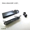 4PCS 1.75" Holster Clips Tuckable Metal Spring Belt Holster Sheath Clips with Chicago Screw for Hybrid IWB Holsters view 2