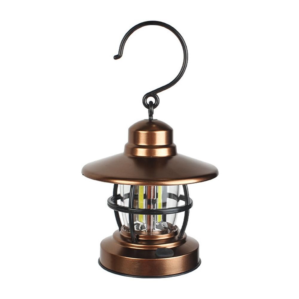 BESPORTBLE Camping Lantern Handle Outdoor Lamp Tent Light Retro Design Easy to Carry Hang