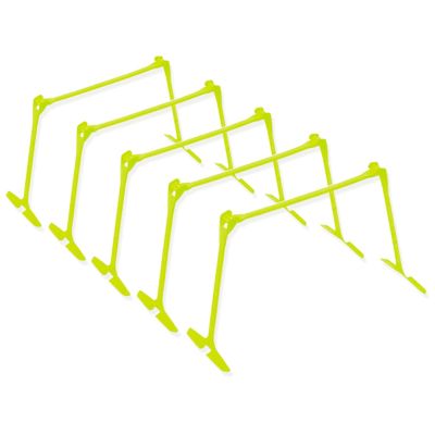 YXXSDP Lightweight Speed Agility Hurdles for Training, Portable Adjustable Obstacle Training Hurdle Set, Indoor Outdoor Track and Field Speed Practice Equipment (Color : 5-Pack)