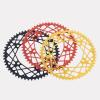 170mm 130BCD Five Claw Folding Bicycle Crankset Hollow Integrated Crank Arm Set 54/56/58T Positive Negative Teeth Chainring Aluminum Alloy Material With Ceramic Bottom Bracket ( Color : Black , Size : view 4