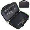 Amebee Soft Pistol Case Tatical Case High Density Nylon Carrie Gun Pistol Hand Gun Case Bag Soft Storage Hand Carry Value Items Security Gun Bag Compact Size Secure Carry Case (Soft Case Bag)