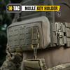 M-Tac Key Holder for Belt with D-Ring Key Clip - Tactical Key Chains for Mens - Molle Military Key Keeper (Olive) view 2