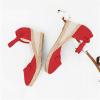Ladmiple Wedges For Women Wide Width Womens Espadrille Wedge Sandals Summer Casual Brided Strap Platform Open Toe Heels Sandals view 4