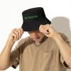 Custom Bucket Hat for Women Men Your Logo Here for Sports Outdoors Black view 3