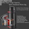 YuShiYan Sports Water Jug, Large Water Bottle, Large Insulated Stainless Steel Water Bottle for Gym, Baseball,Camping, Outdoor Travel, Climbing, Keep Water Cold or Hot Up to 72 Hours (169 oz) view 3