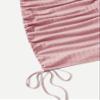 ENVEED Womens Dress Dresses Ruched Drawstring Side Bodycon Dress ENVEED (Color : Dusty Pink, Size : Medium) view 3