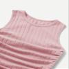 ENVEED Womens Dress Dresses Ruched Drawstring Side Bodycon Dress ENVEED (Color : Dusty Pink, Size : Medium) view 4